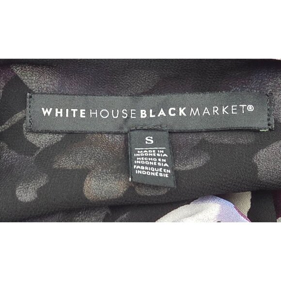 Women's - White House Black Market Floral Blouse, Size Small - Picture 5 of 7